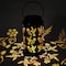 Snow Joe Bliss Outdoors Set of 2 Solar LED Lanterns w Humming Bird Design  Hand Painted Finish BSL-309-BZ - alternate 5